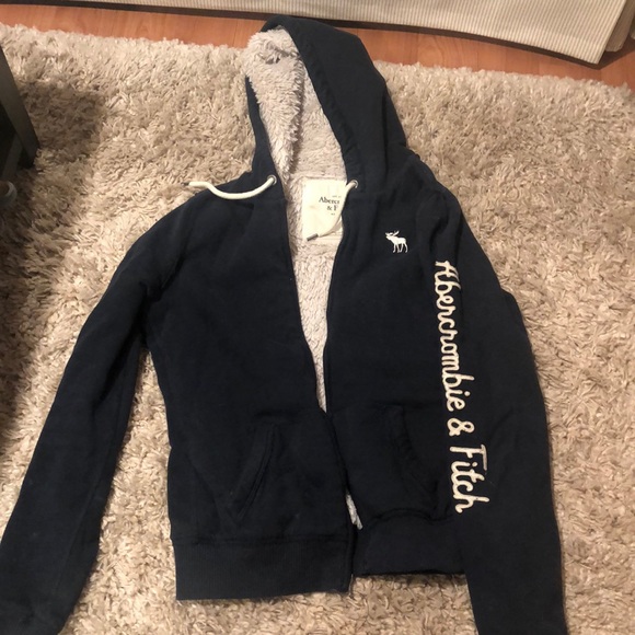 abercrombie zipper hoodie